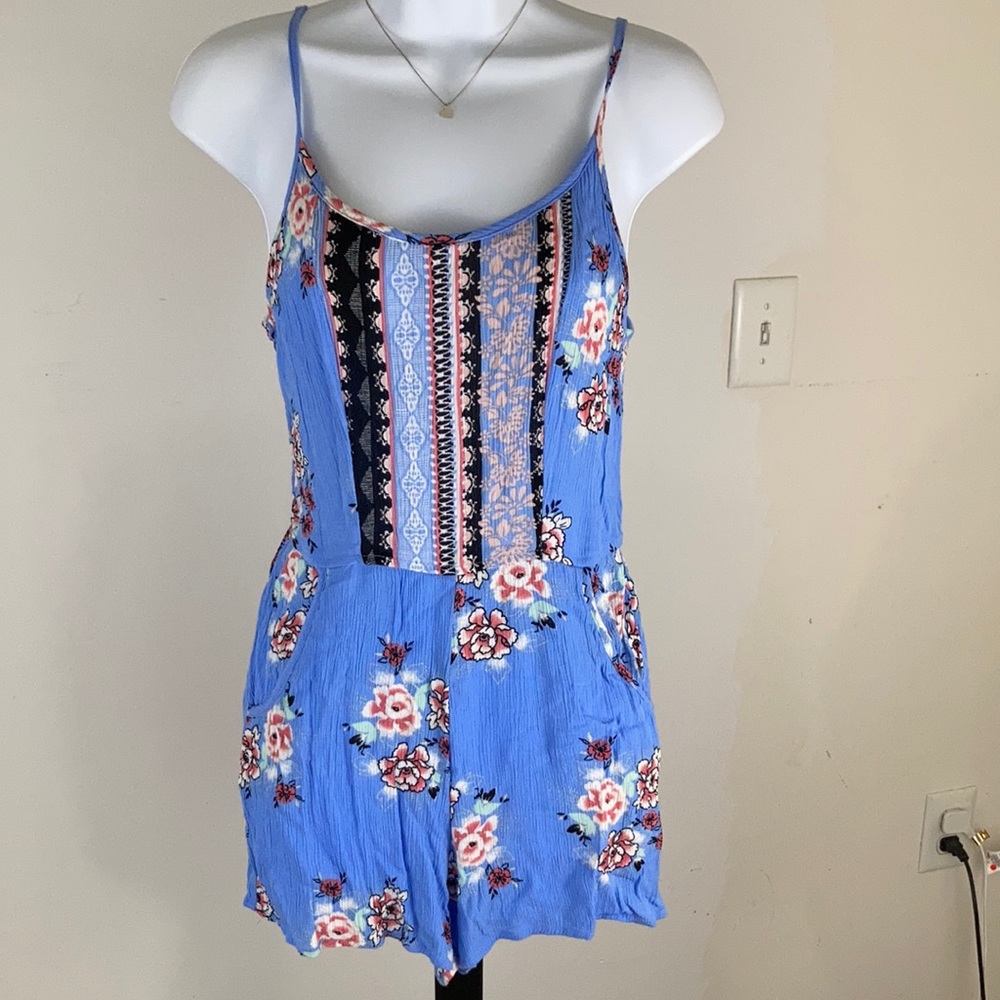 Lily Rose Romper, Antique Floral, Size M